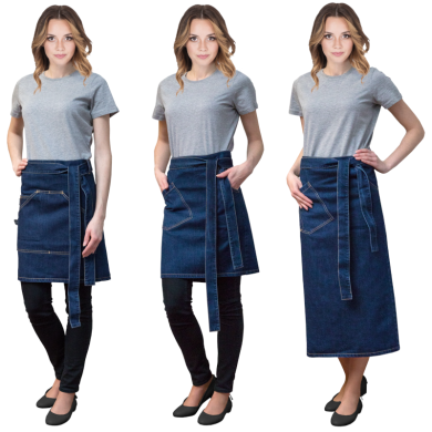 FARTUCH ZAPASKA JEANSOWA REIS GOOD TASTE FORTE-ZAP GRANATOWA