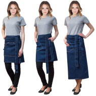 FARTUCH ZAPASKA JEANSOWA REIS GOOD TASTE FORTE-ZAP GRANATOWA