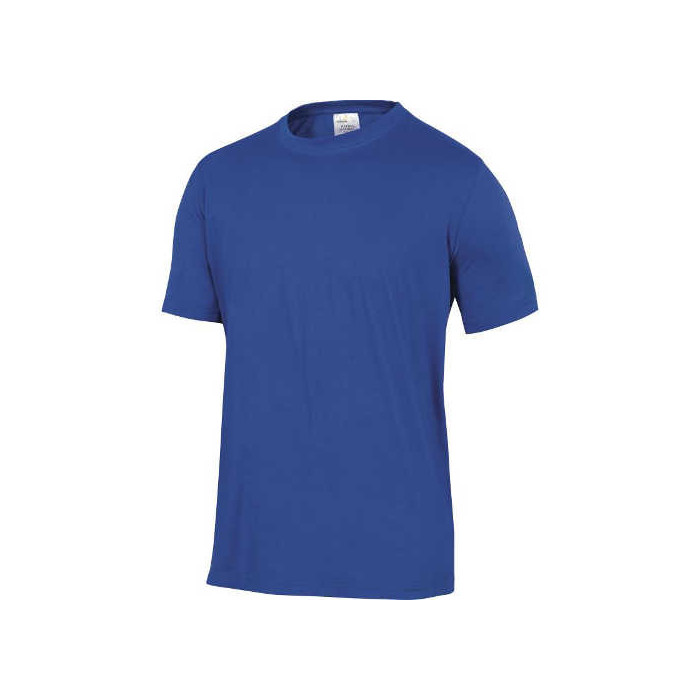 KOSZULKA T-SHIRT DELTA PLUS NAPOLI 100% BAWEŁNA NIEBIESKA KOMFORTOWA DO PRACY