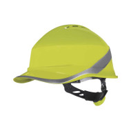 HEŁM ROBOCZY DELTA PLUS DIAMOND VI WIND – CZARNY (KSZTAŁT CZAPECZKI BASEBALLOWEJ, REGULOWANY, ABS)