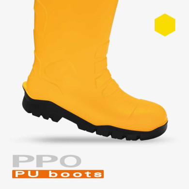 KALOSZE ROBOCZE PPO PU BOOTS 2051 S5 CI SRC Z POLIURETANU ŻÓŁTE KALOSZE ROBOCZE PPO PU BOOTS 2051 S5 CI SRC Z POLIURETANU ŻÓŁTE