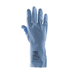 RĘKAWICE ROBOCZE POLSTAR SUMMITECH MILBLUE PRO.GI-U-07C RUMB NITRYLOWE 30 CM NIEBIESKIE