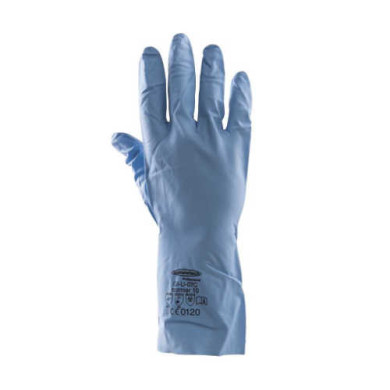 RĘKAWICE ROBOCZE POLSTAR SUMMITECH MILBLUE PRO.GI-U-07C RUMB NITRYLOWE 30 CM NIEBIESKIE