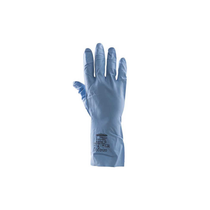 RĘKAWICE ROBOCZE POLSTAR SUMMITECH MILBLUE PRO.GI-U-07C RUMB NITRYLOWE 30 CM NIEBIESKIE