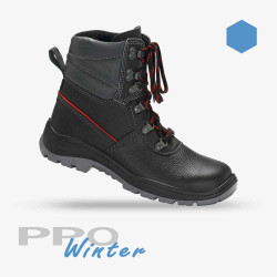 TRZEWIKI ROBOCZE PPO WINTER 0154 S3 CI SRC ZE SKÓRY LICOWEJ CZARNE