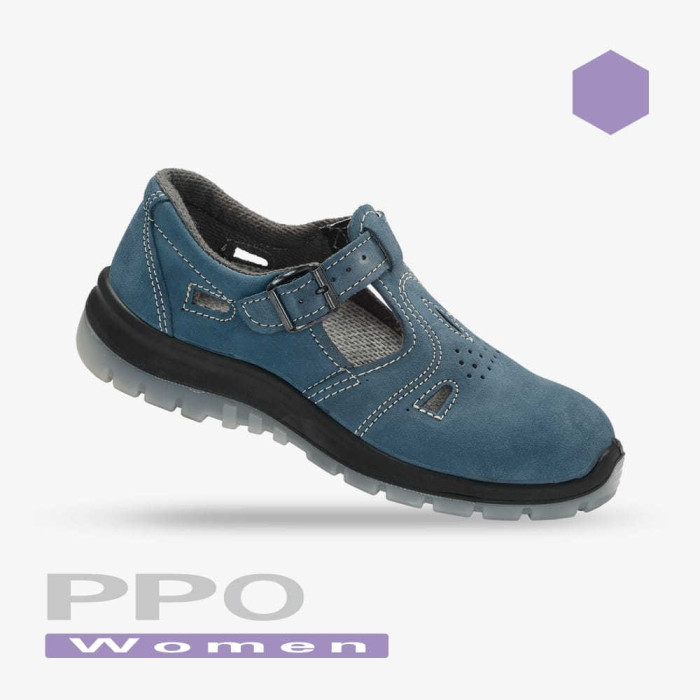 SANDAŁY ROBOCZE PPO WOMEN 251W S1 SRC DAMSKIE Z WELURU