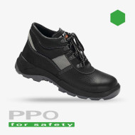 TRZEWIKI ROBOCZE PPO FOR SAFETY 305 O1 FO SRC BEZ PODNOSKA ZE SKÓRY NATURALNEJ CZARNE