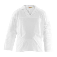 BLUZA ROBOCZA POLSTAR BRIXTON WHITE AW96 Z DŁUGIM RĘKAWEM MĘSKA HACCP BIAŁA