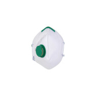 PÓŁMASKA FILTRUJĄCA FILTER SERVICE FS-923V A, FFP2 NR D, ZAWÓR, SKŁADANA, 10 SZT., BIAŁO-ZIELONA