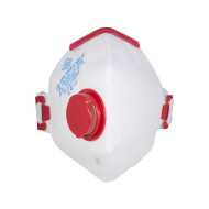 PÓŁMASKA FILTRUJĄCA FILTER SERVICE FS-923V A, FFP2 NR D, ZAWÓR, SKŁADANA, 10 SZT., BIAŁO-ZIELONA