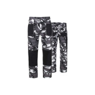 SPODNIE ROBOCZE PROCERA PROTAC CAMO MORO-SZARE POLIESTER BAWEŁNA 260G/M2 7 KIESZENI REGULOWANE