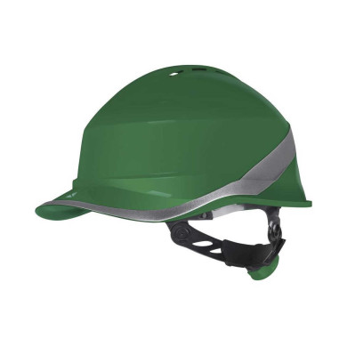 HEŁM ROBOCZY DELTA PLUS DIAMOND VI WIND – W KSZTAŁCIE CZAPECZKI BASEBALLOWEJ, REGULOWANY, ABS, ZIELONY