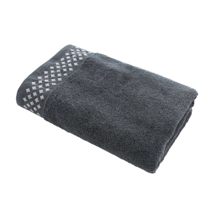 RĘCZNIK PROCERA KORSYKA 70X140 ANTRACYTOWY 100 PROCENT BAWEŁNA MIĘKKI CHŁONNY