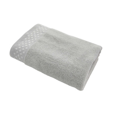 RĘCZNIK PROCERA KORSYKA 100% BAWEŁNA SREBRNY 50X90 MIĘKKI CHŁONNY ROMBY OEKO-TEX POLSKA PRODUKCJA