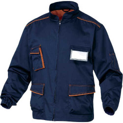 BLUZA ROBOCZA DELTA PLUS POLIESTER BAWEŁNA GRANATOWA KASZTANOWA SZARA EN340