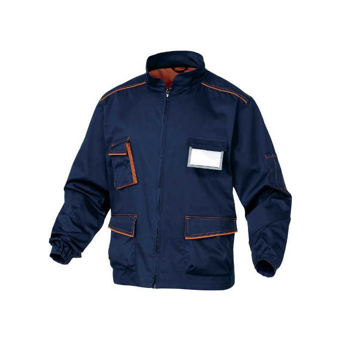 BLUZA ROBOCZA DELTA PLUS POLIESTER BAWEŁNA GRANATOWA KASZTANOWA SZARA EN340
