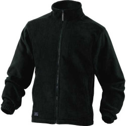 BLUZA POLAROWA ZAMEK BŁYSKAWICZNY POLIESTER CZARNY