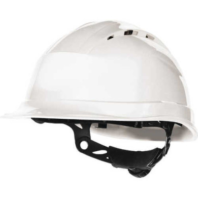 HEŁM BUDOWLANY QUARTZUP4 WENTYLOWANY LEKKI REGULOWANY SYSTEM ROTOR BIAŁY