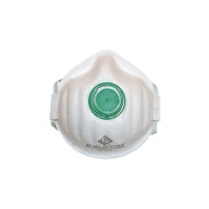 PÓŁMASKA FILTRUJĄCA FILTER SERVICE FS 20 V FFP2 NR D ZAWOREM BIAŁO-ZIELONA OCHRONA DRÓG ODDECHOWYCH KOMFORT I WYDAJNOŚĆ