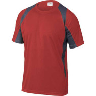 T-SHIRT ROBOCZY PANOSTYLE 100% POLIESTER DWUKOLOROWY KRÓTKI RĘKAW ROZMIARY M L XL XXL XXXL BALI