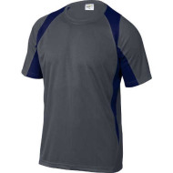 T-SHIRT ROBOCZY PANOSTYLE 100% POLIESTER DWUKOLOROWY KRÓTKI RĘKAW ROZMIARY M L XL XXL XXXL BALI