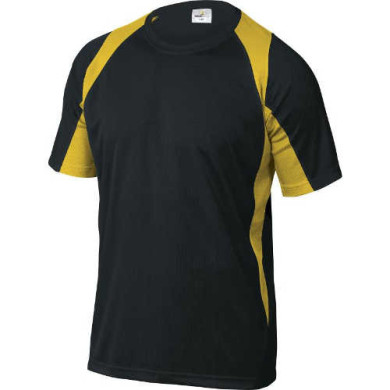 KOSZULKA T-SHIRT DELTA PLUS LEISURE BALI 160G CZARNO-ŻÓŁTY