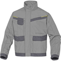 BLUZA ROBOCZA DELTA PLUS MACH2 CORPORATE JASNOSZARO-CIEMNOSZARA 9 KIESZENI ROZMIARY S-3XL MCVE2