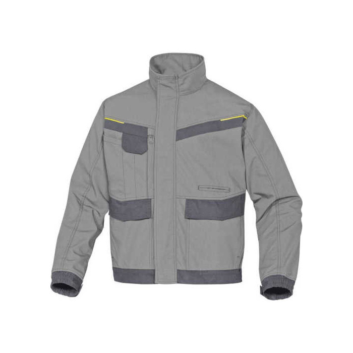 BLUZA ROBOCZA DELTA PLUS MACH2 CORPORATE JASNOSZARO-CIEMNOSZARA 9 KIESZENI ROZMIARY S-3XL MCVE2