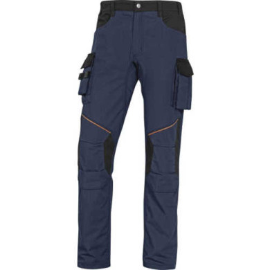 SPODNIE ROBOCZE DELTA PLUS MACH2 CORPORATE MCPA2 GRANATOWO-CZARNE 13 KIESZENI ROZMIARY S-3XL