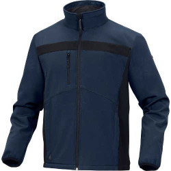 BLUZA ROBOCZA DELTA PLUS LULEA2 SOFTSHELL GRANATOWO-CZARNA 5 KIESZENI ROZMIARY S-3XL