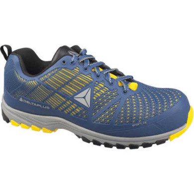 PÓŁBUTY ROBOCZE DELTA PLUS SPORTSWEAR DELTA SPORT S1P SRC HRO NIEBIESKO-ŻÓŁTE AMAGNETYCZNE OCHRONNE