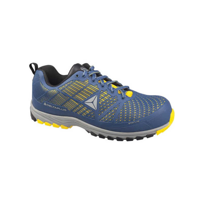 PÓŁBUTY ROBOCZE DELTA PLUS SPORTSWEAR DELTA SPORT S1P SRC HRO NIEBIESKO-ŻÓŁTE AMAGNETYCZNE OCHRONNE