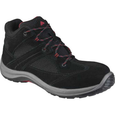 PÓŁBUTY ROBOCZE DELTA PLUS LIGHT WALKERS S1P SRC CZARNO-CZERWONE AMAGNETYCZNE OCHRONNE