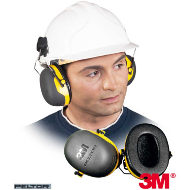 NAUSZNIKI OCHRONNE 3M™ PELTOR™ X2P3 NAHEŁMOWE SNR 30 dB EN352-3 BUDOWNICTWO