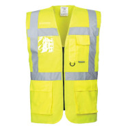 KAMIZELKA ROBOCZA EXECUTIVE BERLIN PORTWEST PRW-S476YER OSTRZEGAWCZA ŻÓŁTY