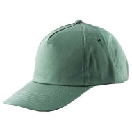 CZAPKA LETNIA POLSTAR BASEBALL Z DASZKIEM BAWEŁNIANA 180 g/m2 ZIELONA