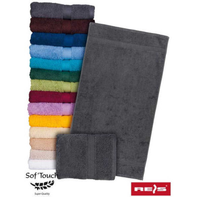 RĘCZNIK FROTTE REIS T-SOFT-50x90 500 g/m2 SZARY