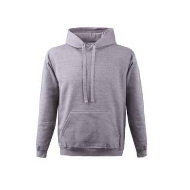 BLUZA ROBOCZA KANGURKA Z KAPTUREM PROCERA, 280G, UNISEX, BAWEŁNA, POLIESTER, SZARA