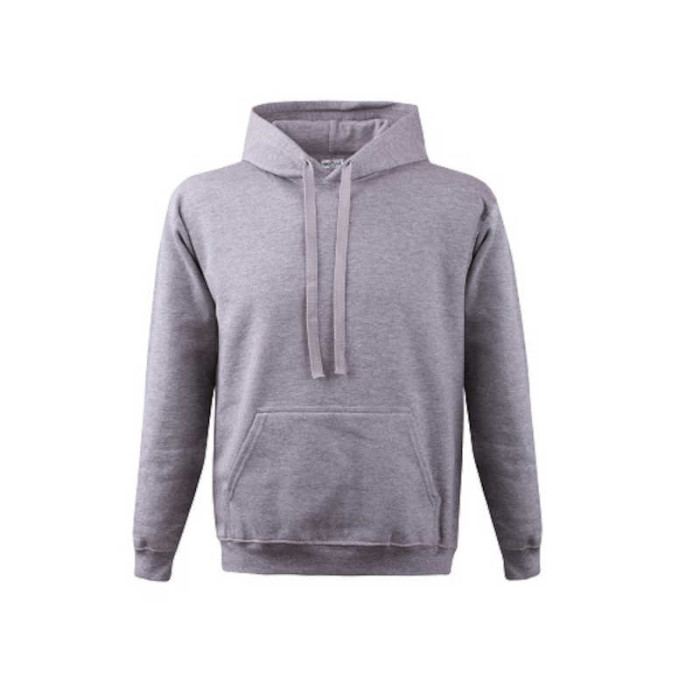 BLUZA ROBOCZA KANGURKA Z KAPTUREM PROCERA, 280G, UNISEX, BAWEŁNA, POLIESTER, SZARA