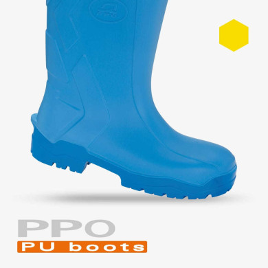 KALOSZE ROBOCZE PPO PU BOOTS 1045 S4 CI SRC POLIURETANOWE NIEBIESKIE KALOSZE ROBOCZE PPO PU BOOTS 1045 S4 CI SRC POLIURETANOWE NIEBIESKIE