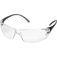 OKULARY OCHRONNE DELTA PLUS MILO CLEAR POLIWĘGLAN UV NIEZAPAROWUJĄCE NIERYSUJĄCE BEZBARWNE CZARNE