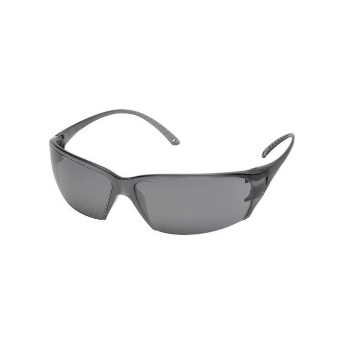 OKULARY OCHRONNE DELTA PLUS MILO CLEAR POLIWĘGLAN UV NIEZAPAROWUJĄCE NIERYSUJĄCE PRZYDYMIONE CZARNE