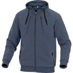 BLUZA ROBOCZA DELTA PLUS ANZIO Z KAPTUREM GRANATOWA