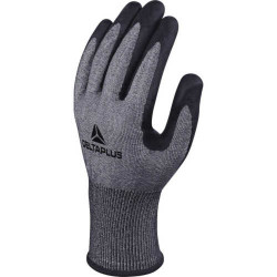 RĘKAWICE ROBOCZE DELTA PLUS VENICUT F XTREM CUT TOUCH ANTYPRZECIĘCIOWE POWLEKANE NITRYLEM TPU GRANATOWO-CZARNE