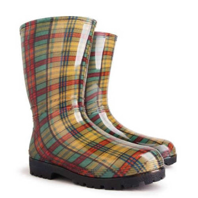 KALOSZE MIEJSKIE DEMAR RAINNY PRINT B 0054, DAMSKIE, PVC, W KRATĘ
