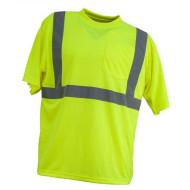 KOSZULKA T-SHIRT ODBLASKOWY URGENT HV-PAM-PB23, OSTRZEGAWCZY, ŻÓŁTY