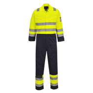 KOMBINEZON ROBOCZY MODAFLAME PORTWEST PRW-MV28YNR TRUDNOPALNY OSTRZEGAWCZY ŻÓŁTO-GRANATOWY