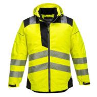 KURTKA ROBOCZA PORTWEST PRW-T402 OSTRZEGAWCZA SOFTSHELLOWA POMARAŃCZOWO-CZARNA