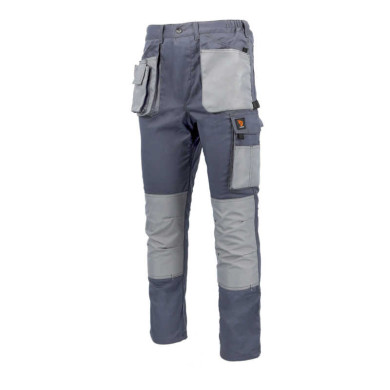 SPODNIE ROBOCZE PROCERA PROMAN STRETCH 250, DO PASA, ELASTYCZNE, TRWAŁE, SZARE