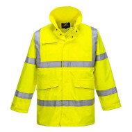 KURTKA ROBOCZA PARKA EXTREME PORTWEST PRW-S590YER WODOODPORNA WIATROSZCZELNA OSTRZEGAWCZA ŻÓŁTA
